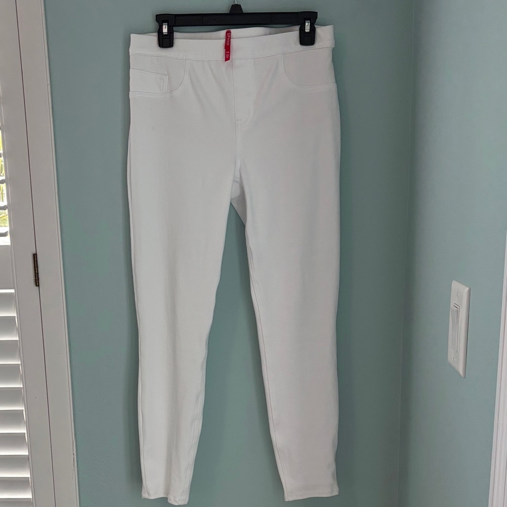 SPANX Skinny White Jeans Size Large